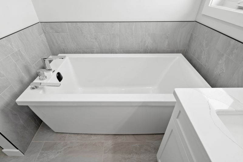 Refinished Bathtub in Modern Bathroom